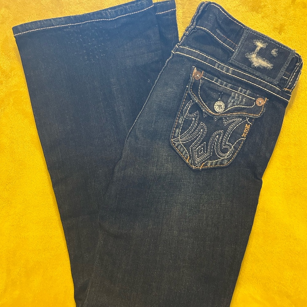 Women's MEK Dark Blue Boot Cut Jeans